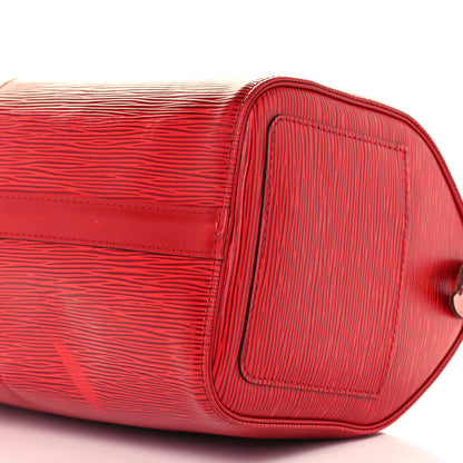 Louis Vuitton Epi Speedy 25 Castillan Red 8 of 8