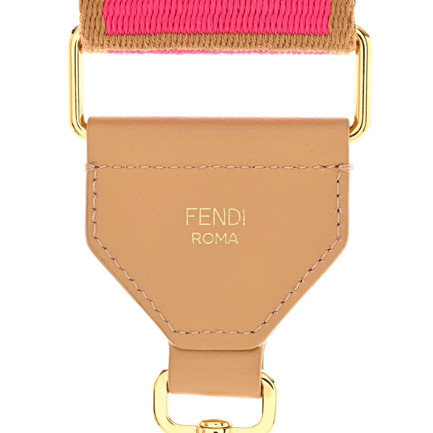 Ribbon Vitello King FF 1974 Adjustable Strap You Marrone Pink