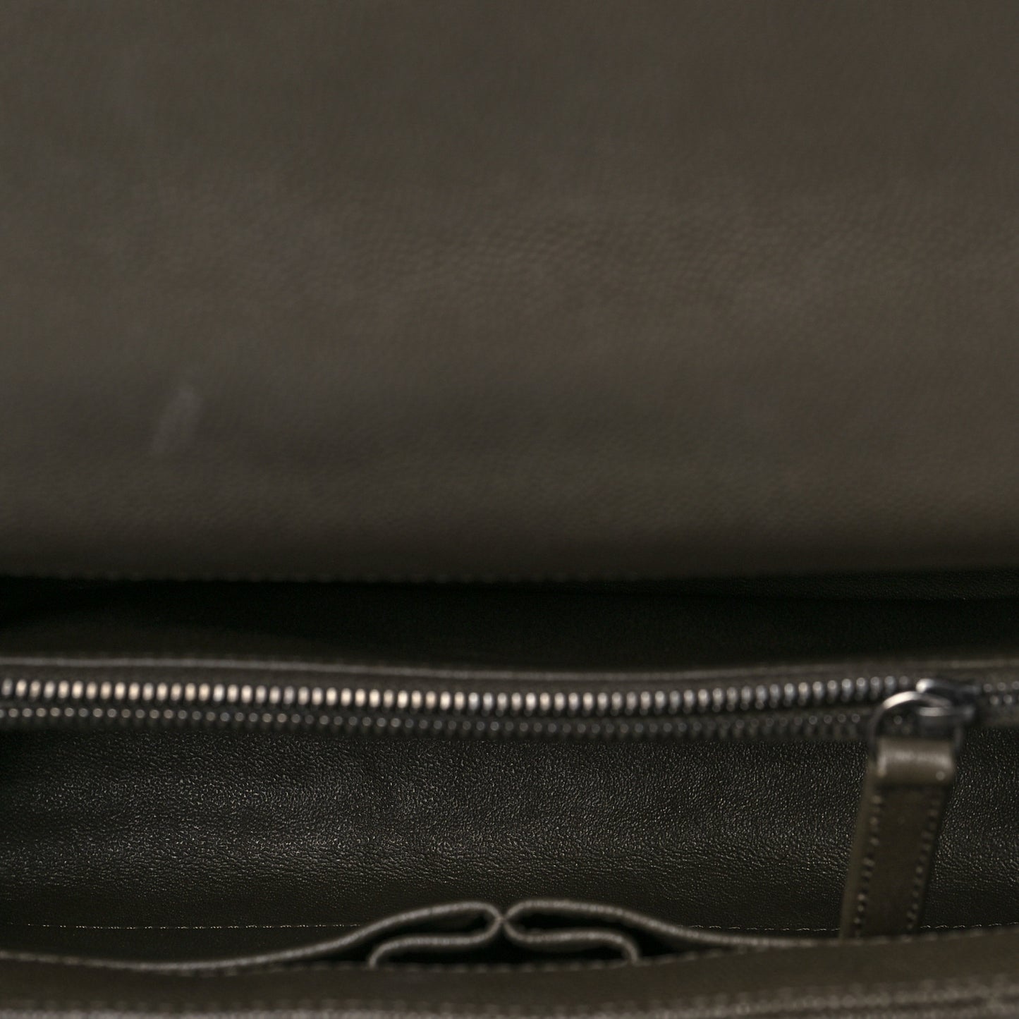 Caviar Lizard Quilted Small Coco Handle Flap Dark Grey