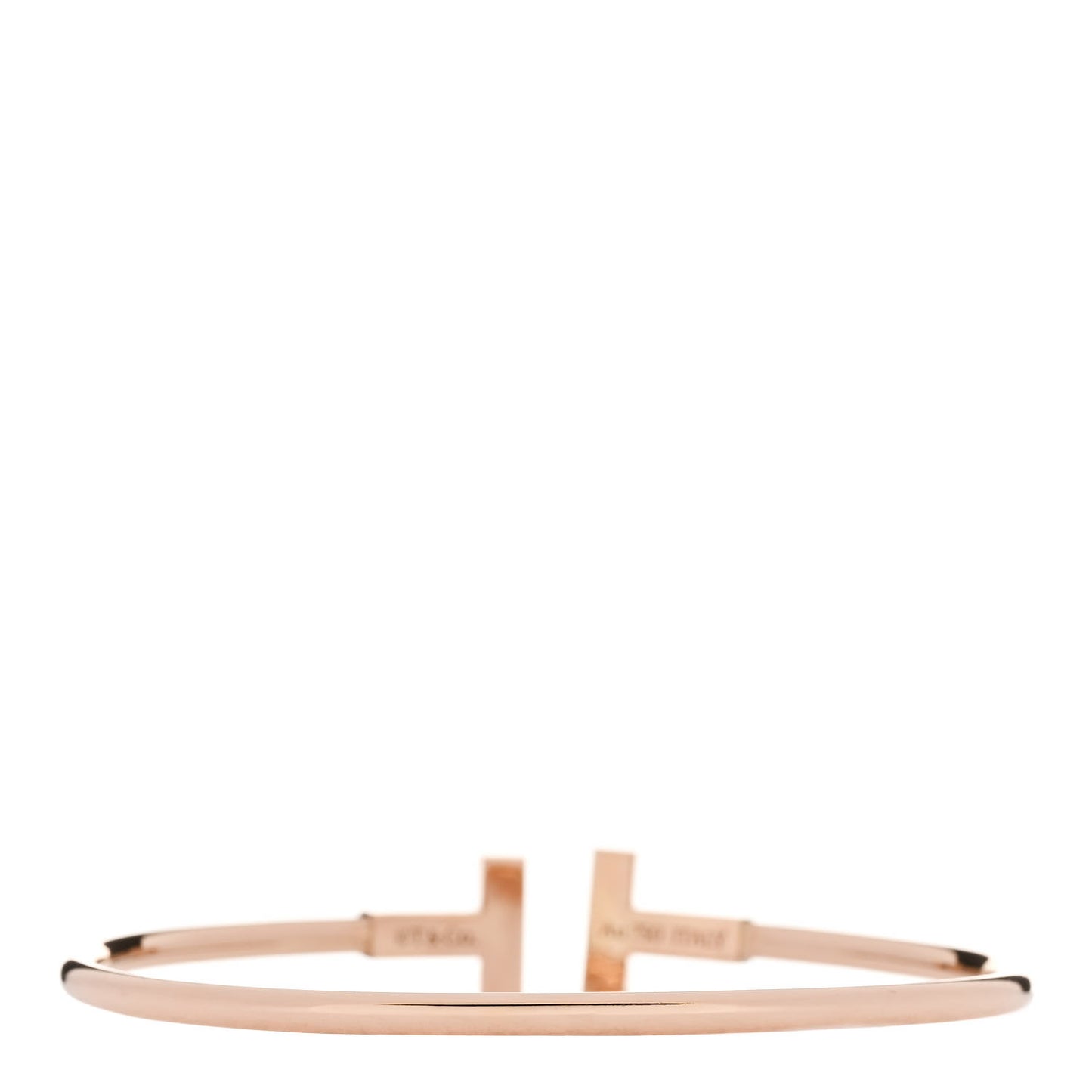 18K Rose Gold Mother of Pearl T Wire Bracelet