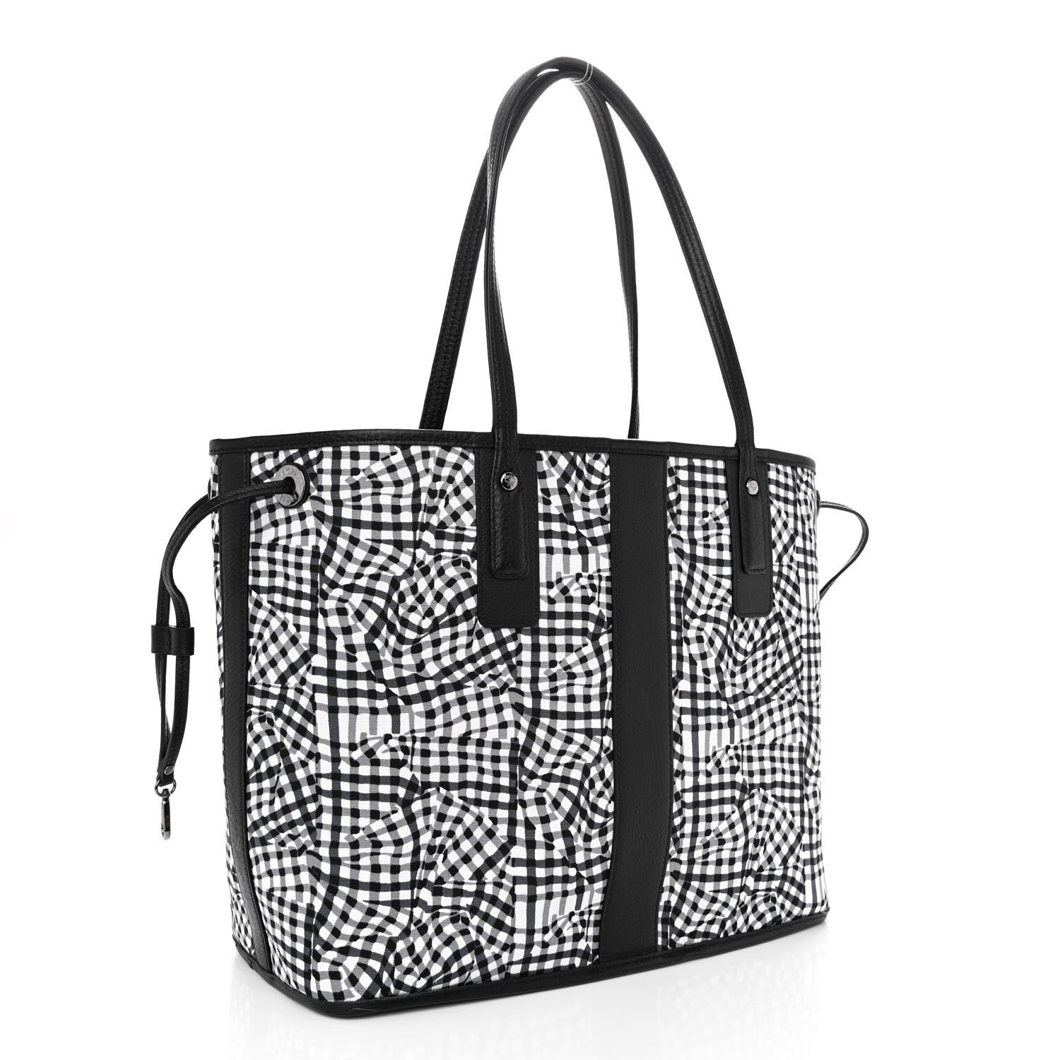 MCM Visetos Medium Liz Reversible Shopper Tote Black 6 of 16