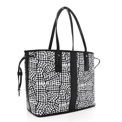MCM Visetos Medium Liz Reversible Shopper Tote Black 6 of 16