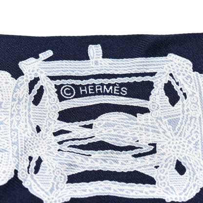 Hermes Silk Merveilleuses Lanternes Twilly Caban Framboise Vert 3 of 4