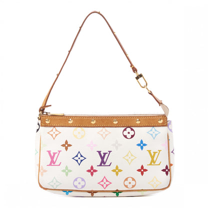 Louis Vuitton Monogram Multicolor Pochette Accessories White 1 of 7