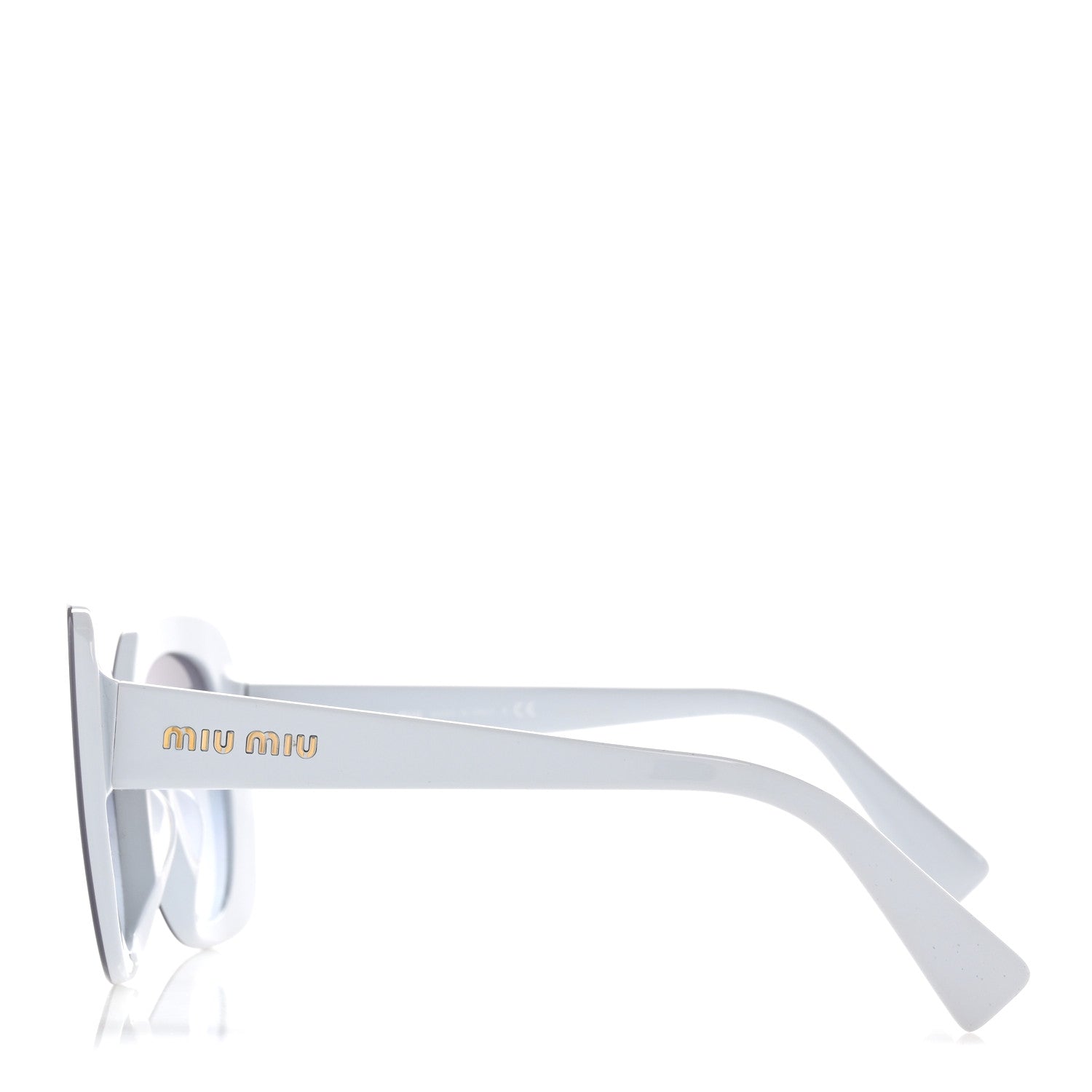 Miu Miu Acetate Cat Eye Sunglasses SMU06X-A Light Blue 3 of 9