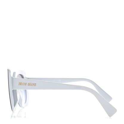 Miu Miu Acetate Cat Eye Sunglasses SMU06X-A Light Blue 3 of 9