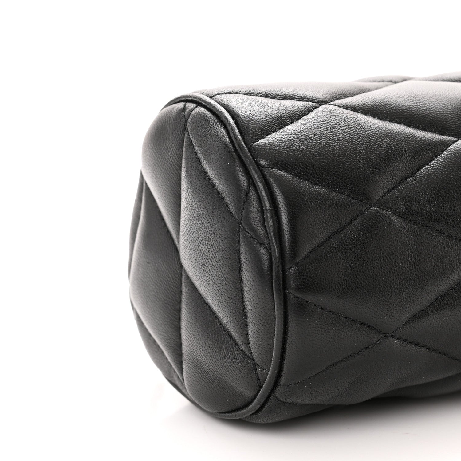 Saint Laurent Lambskin Monogram Mini Sade Tube Bag Black 9 of 10
