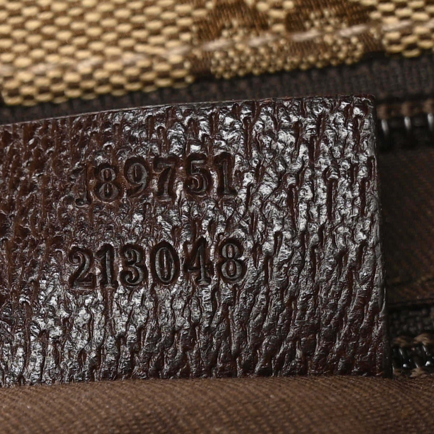 Monogram Web Medium Flat Messenger Bag Brown