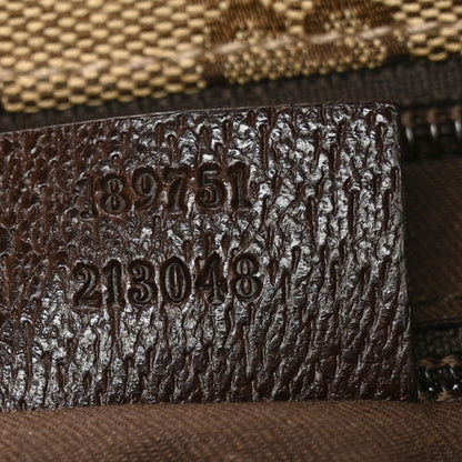 Gucci Monogram Web Medium Flat Messenger Bag Brown 6 of 6
