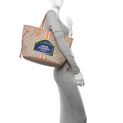 Louis Vuitton Monopaname Neverfull MM Beige Ocher 2 of 10