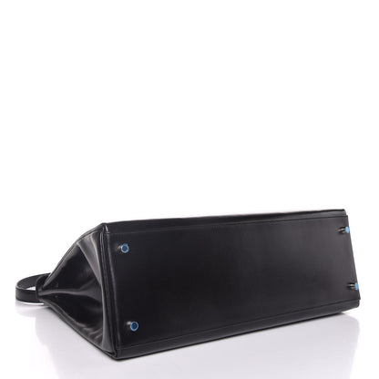 Hermes Box Kelly Retourne 40 Black 5 of 38