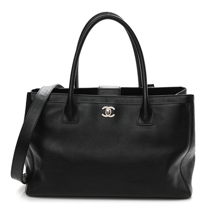 Chanel Calfskin Cerf Executive Shopper Tote Black 1 of 11