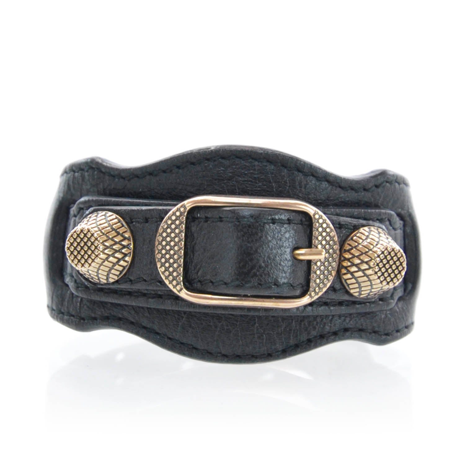 Balenciaga Agneau Arena Giant Bracelet Black 1 of 3
