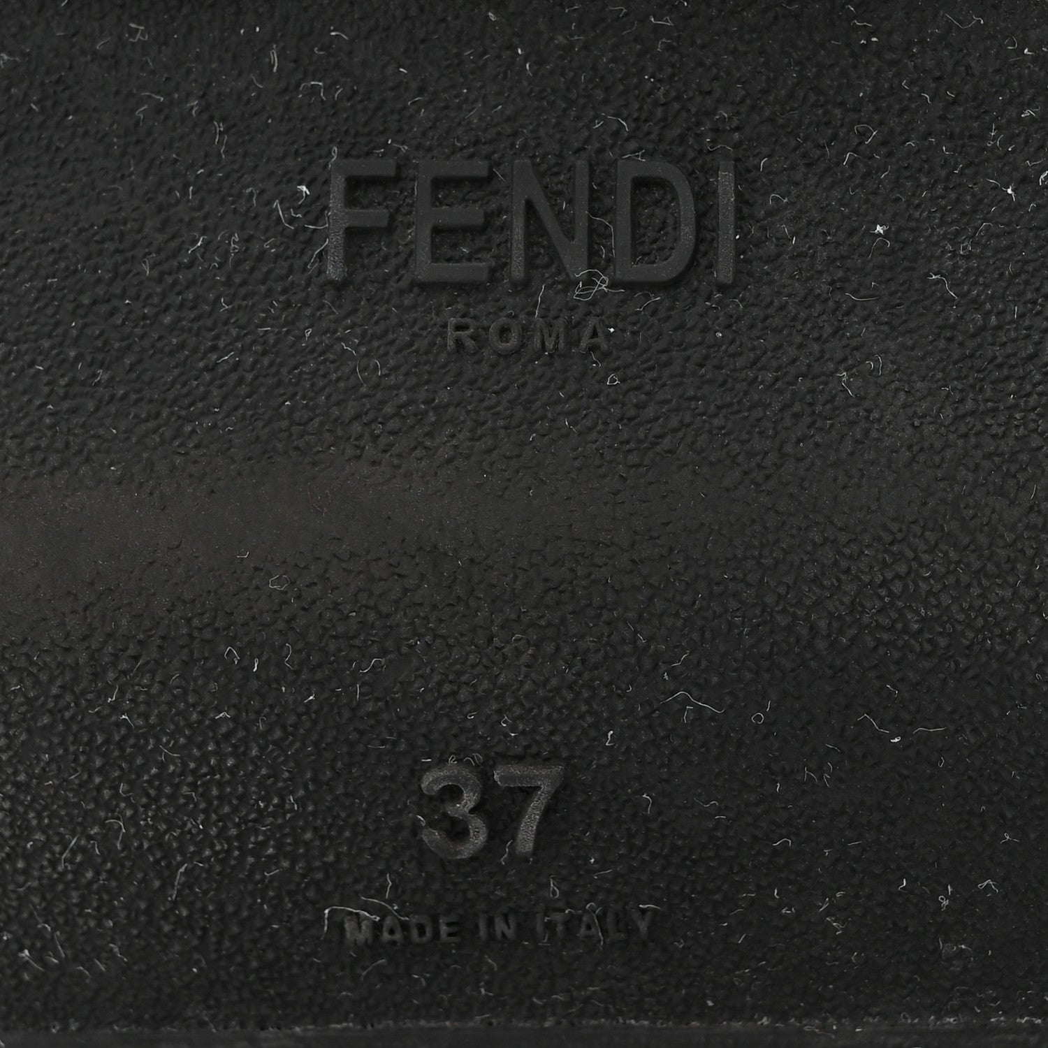 Fendi Stretch Knit Jacquard FF Sock Trainers 37 Navy Blue 6 of 7