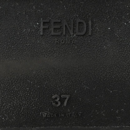 Fendi Stretch Knit Jacquard FF Sock Trainers 37 Navy Blue 6 of 7