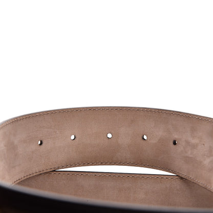 Gucci Monogram Interlocking G Belt 85 34 Dark Brown 6 of 6