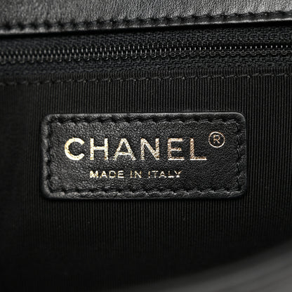Chanel Calfskin Stitched CC Case Flap Bag Black 6 of 11