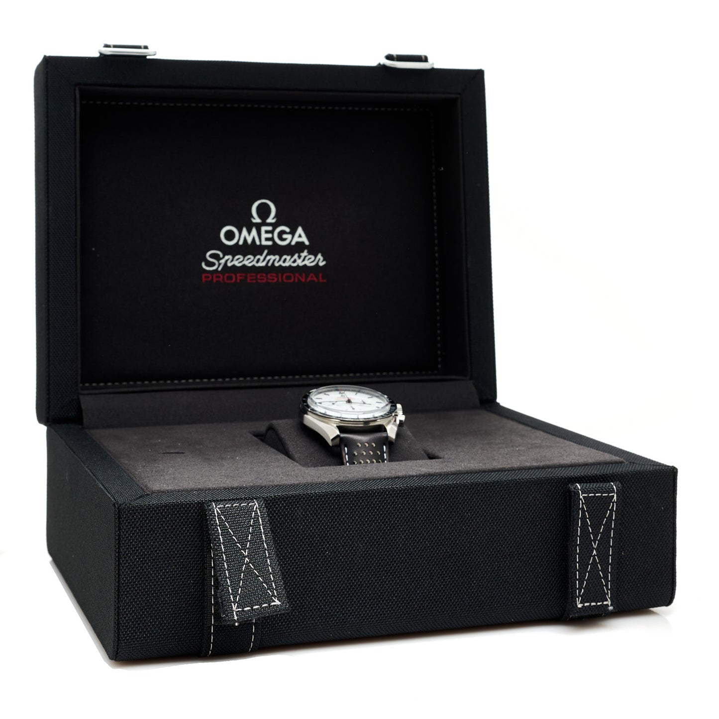 Stainless Steel Calfskin 42mm Speedmaster Moonwatch Professional Chronograph Manual Winding Watch White 310.32.42.50.04.002