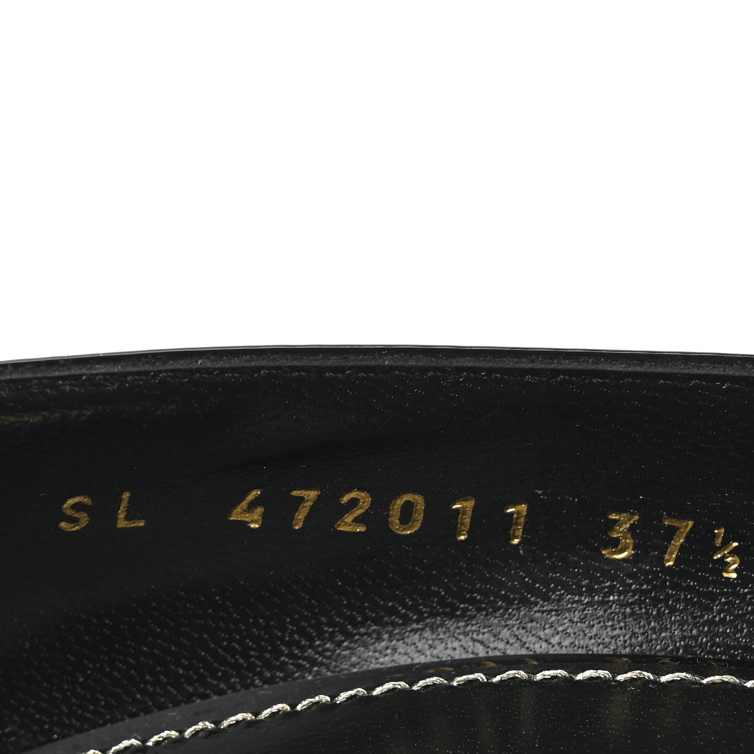 Saint Laurent Patent Calfskin Opyum 110 Pumps 37.5 Black 10 of 11