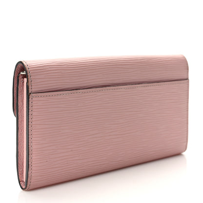 Louis Vuitton Epi Sarah Wallet NM Rose Ballerine 3 of 8