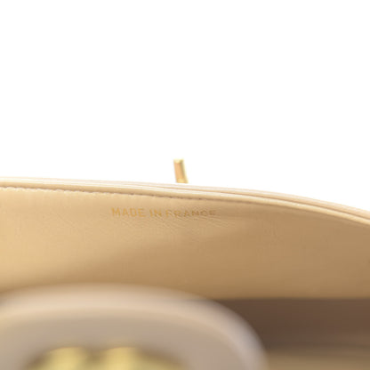 Chanel Lambskin Quilted Medium Double Flap Beige 7 of 13