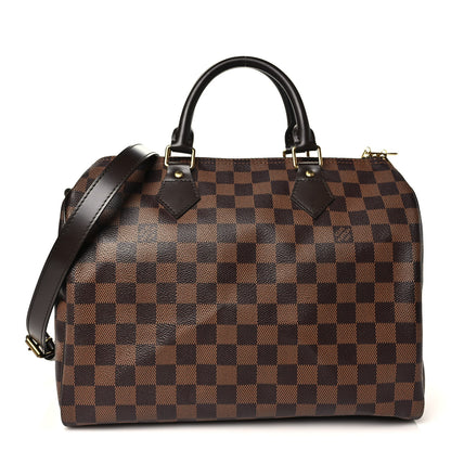 Louis Vuitton Damier Ebene Speedy Bandouliere 30 1 of 9