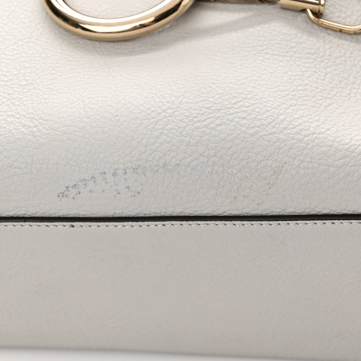 Calfskin Medium Faye Day Shoulder Bag Airy Grey