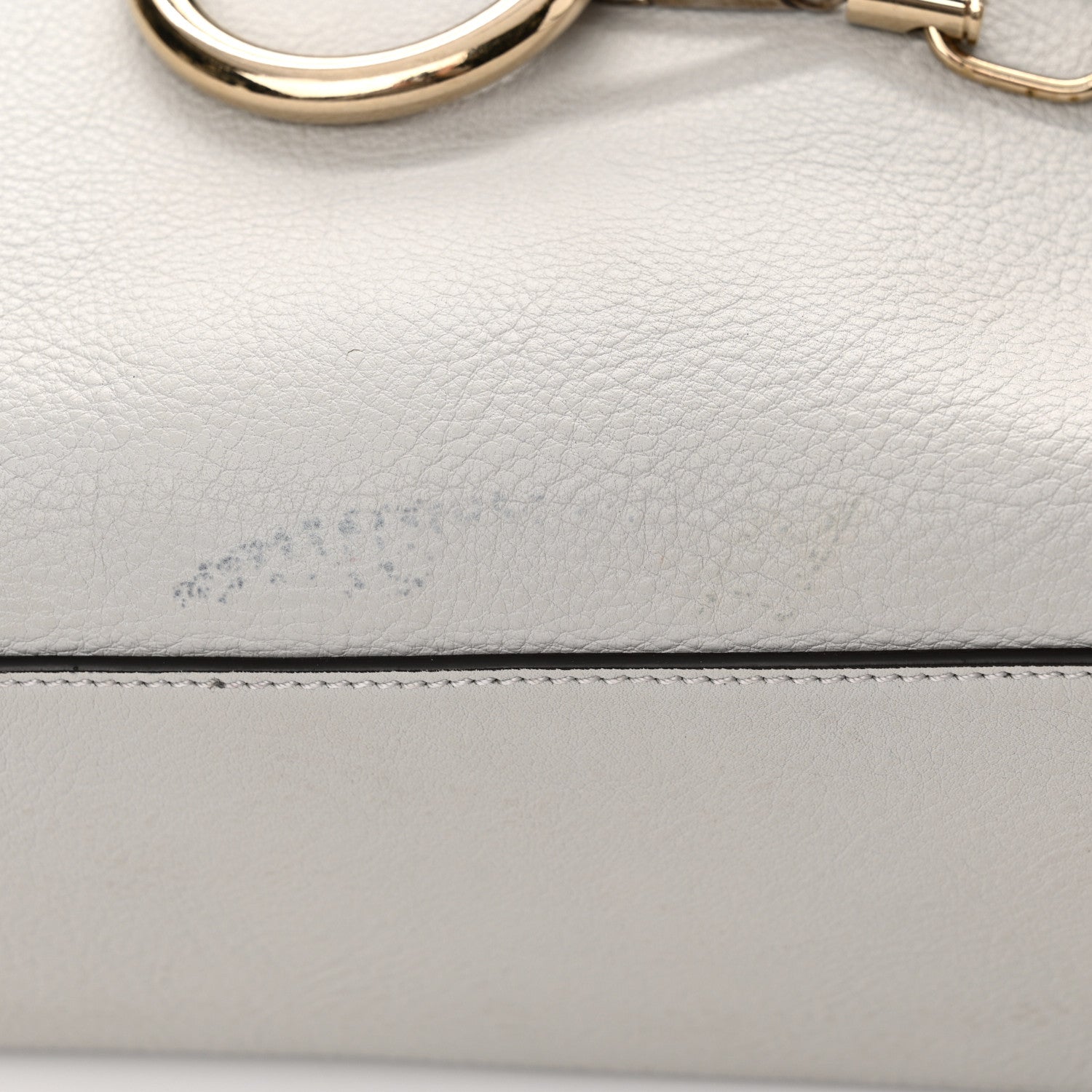 Chloe Calfskin Medium Faye Day Shoulder Bag Airy Grey 15 of 16