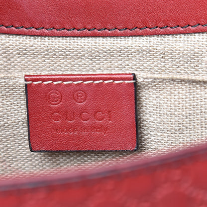 Gucci Microguccissima Medium Emily Chain Shoulder Bag Red 8 of 17