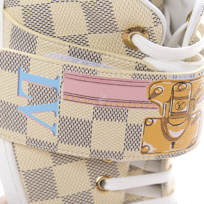 Louis Vuitton Damier Azur Summer Trunks Frontrow Sneaker 41 10 of 10