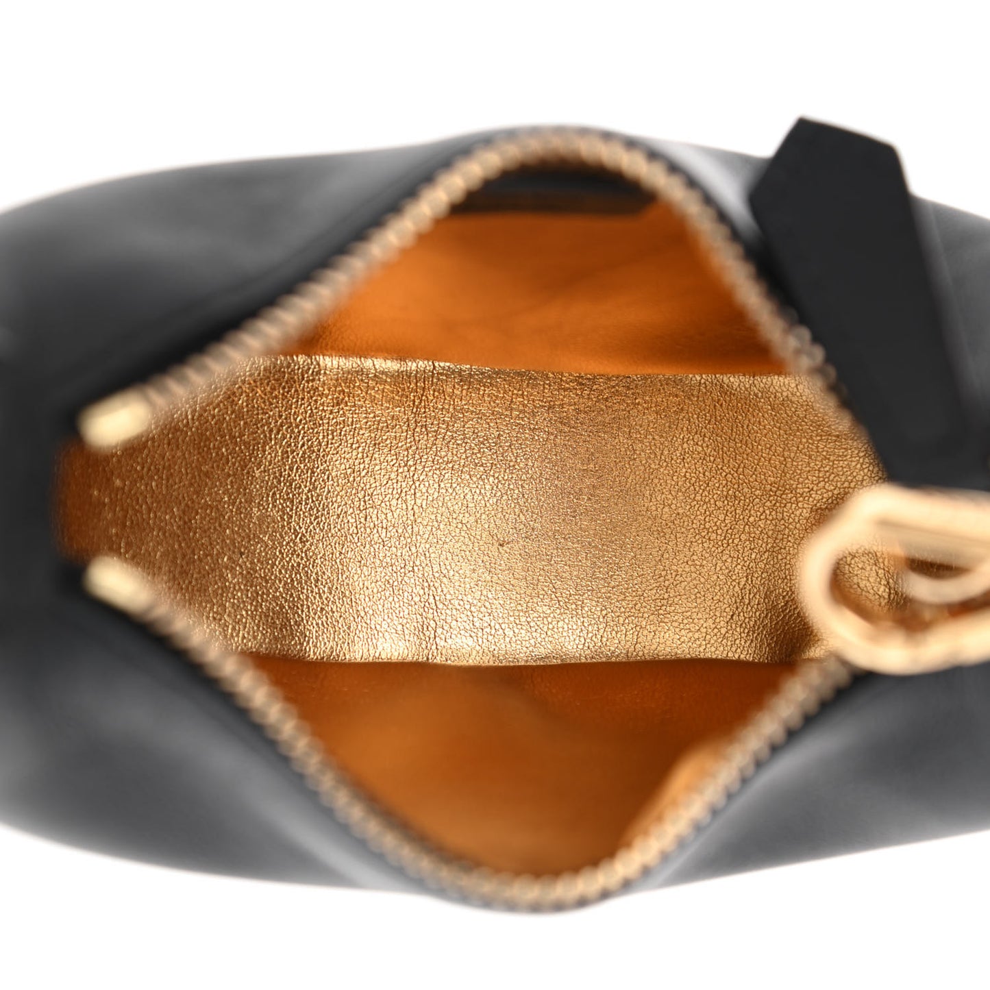 Vitello Grace Matte Nano Fendigraphy Hobo Charm Black