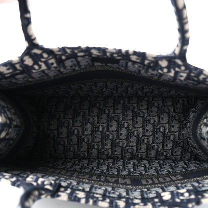 Christian Dior Oblique Medium Book Tote Blue Multicolor 5 of 9