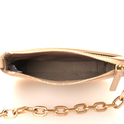 MCM Calfskin Color Splash Mini Pouch on Chain Croissant 5 of 9