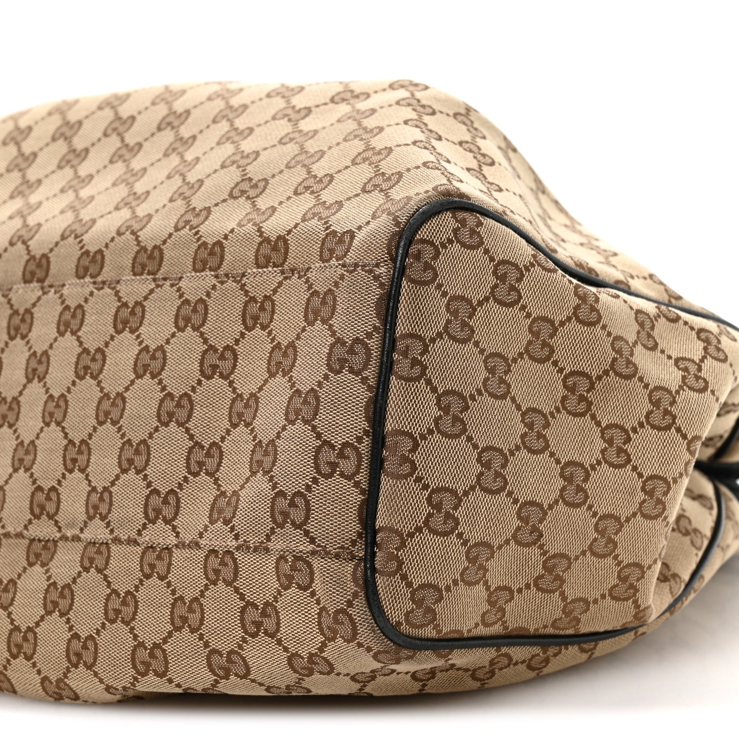 Monogram Large Sukey Tote Beige Ebony Black