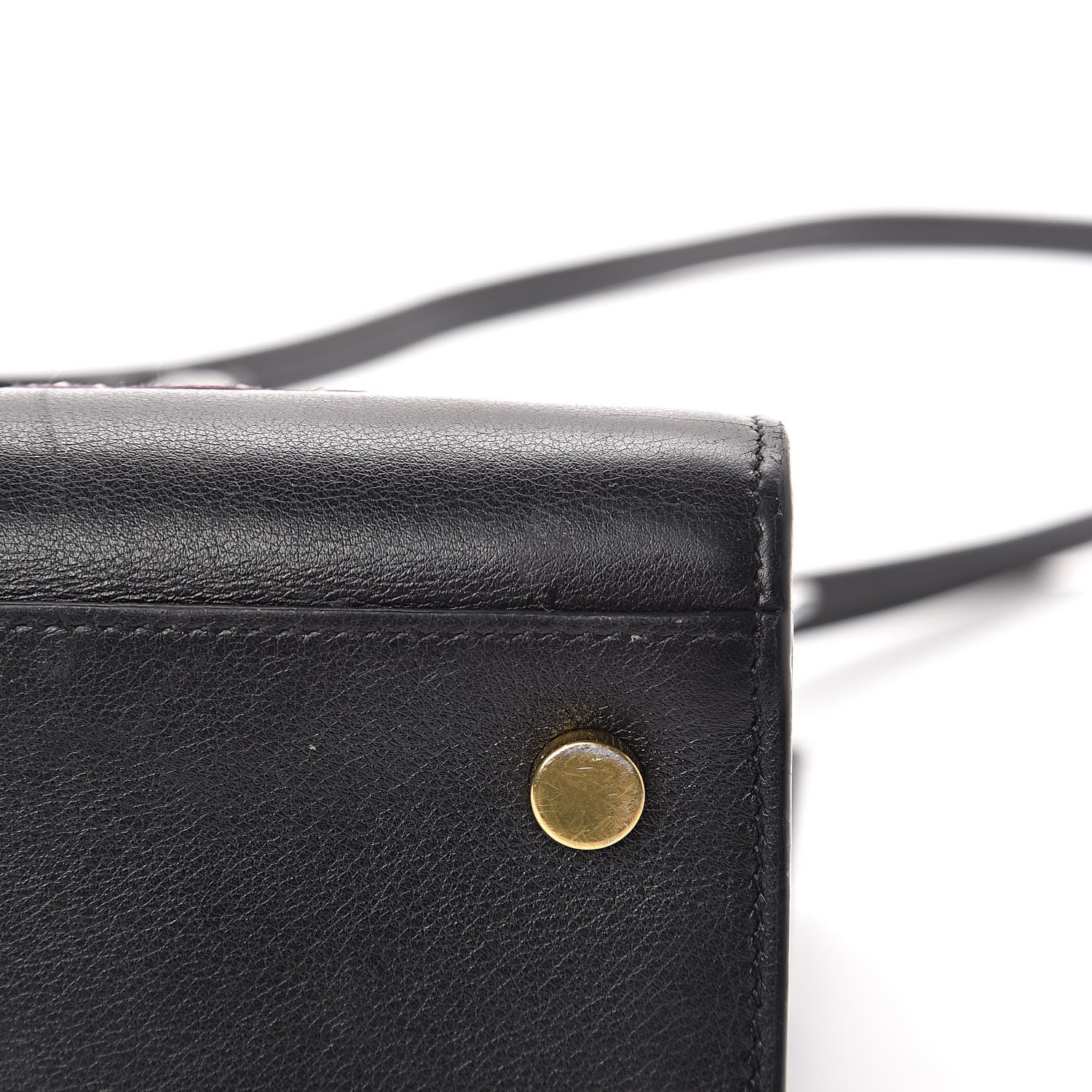 Saint Laurent Calfskin Love Patchwork Baby Sac De Jour Black 16 of 17