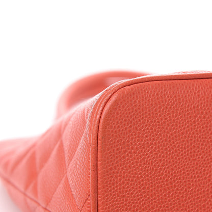 Chanel Caviar Quilted Medallion Tote Orange 9 of 11