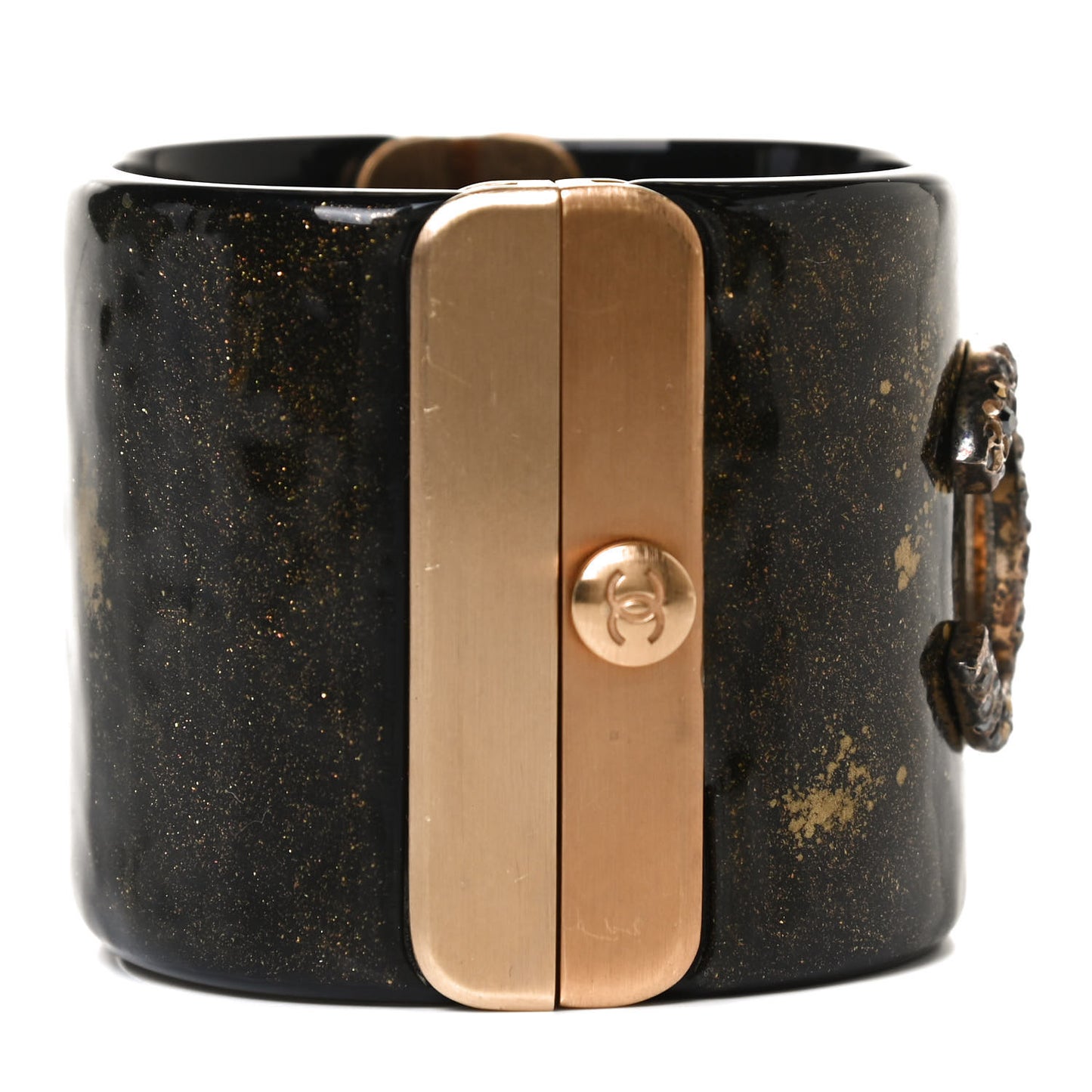 Resin Crystal CC Cuff Black Bronze
