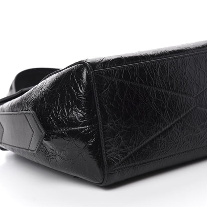 Givenchy Creased Patent Calfskin Medium ID Flap Black 7 of 10