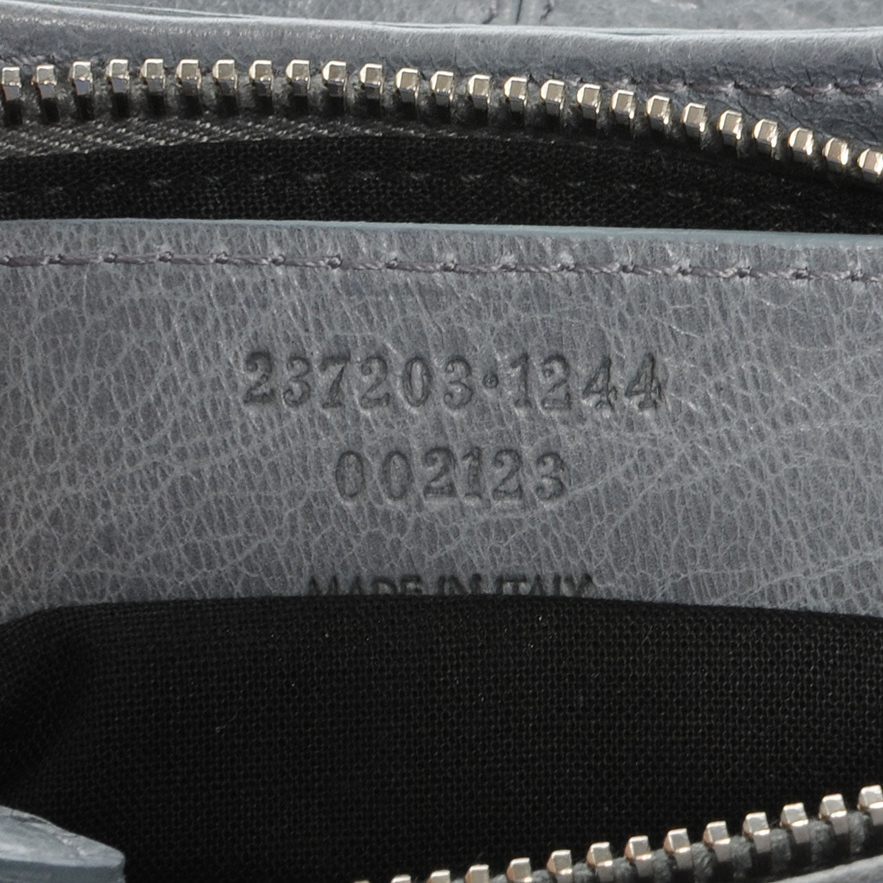 Agneau Giant 12 Silver Hardware Hip Ardoise