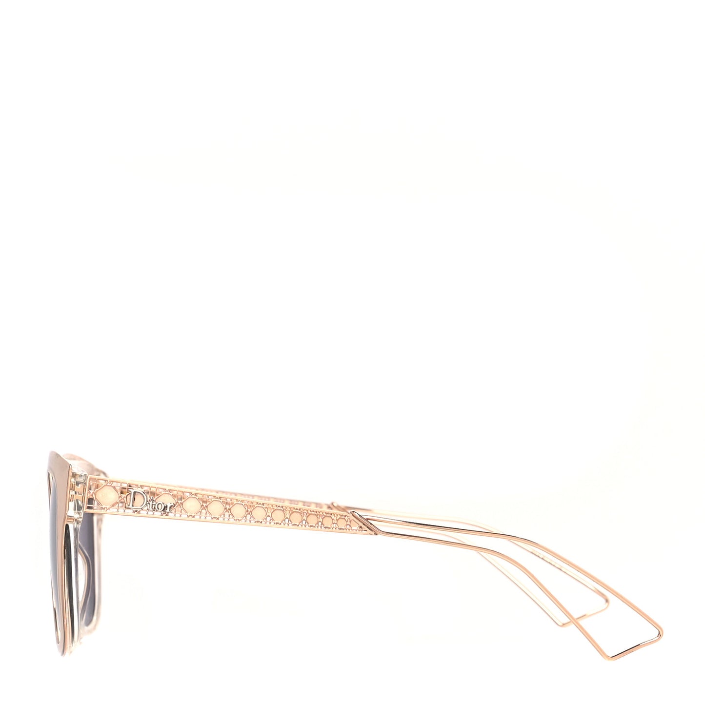 Metal Diorama 1 Sunglasses Gold