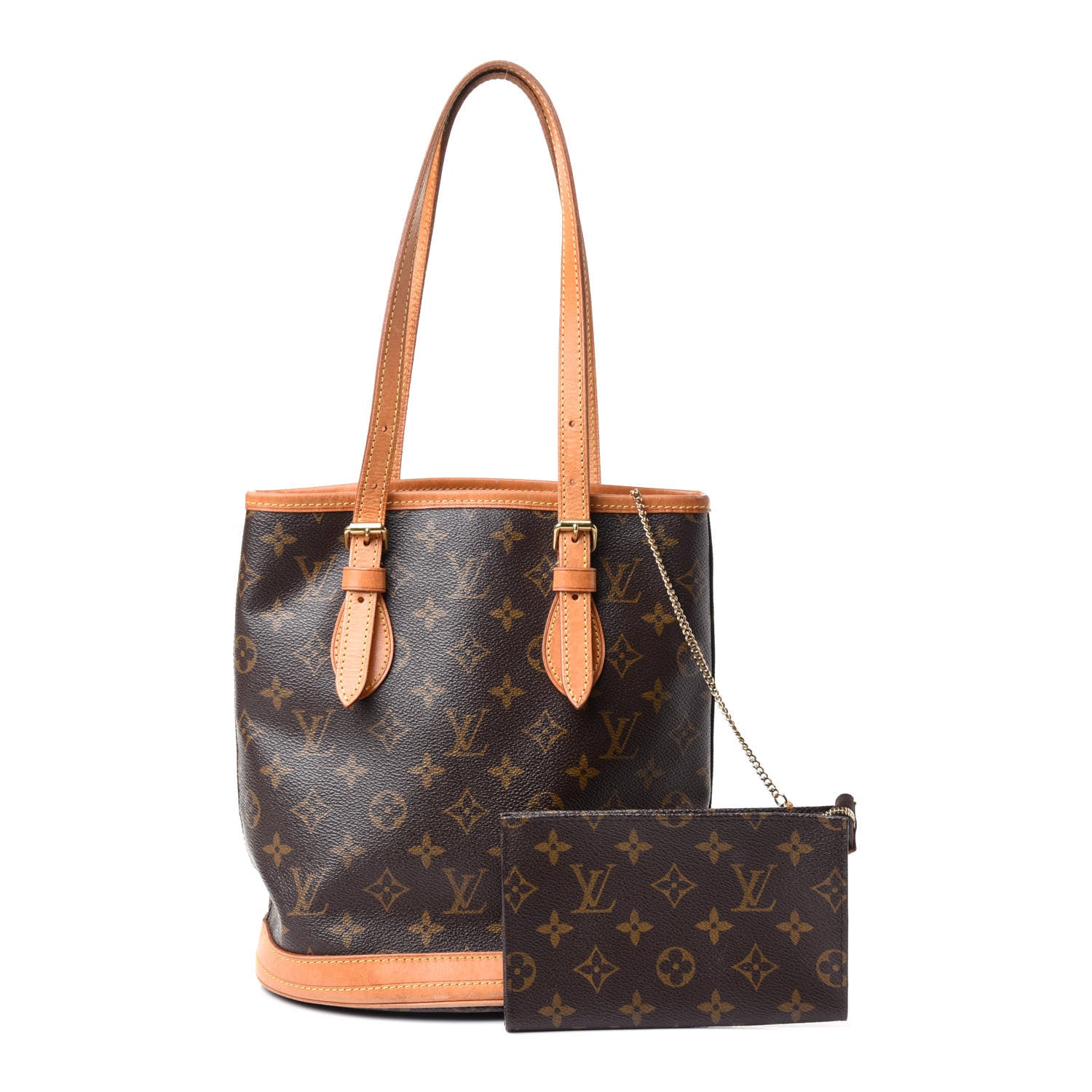 Louis Vuitton Monogram Petit Bucket 23 1 of 11
