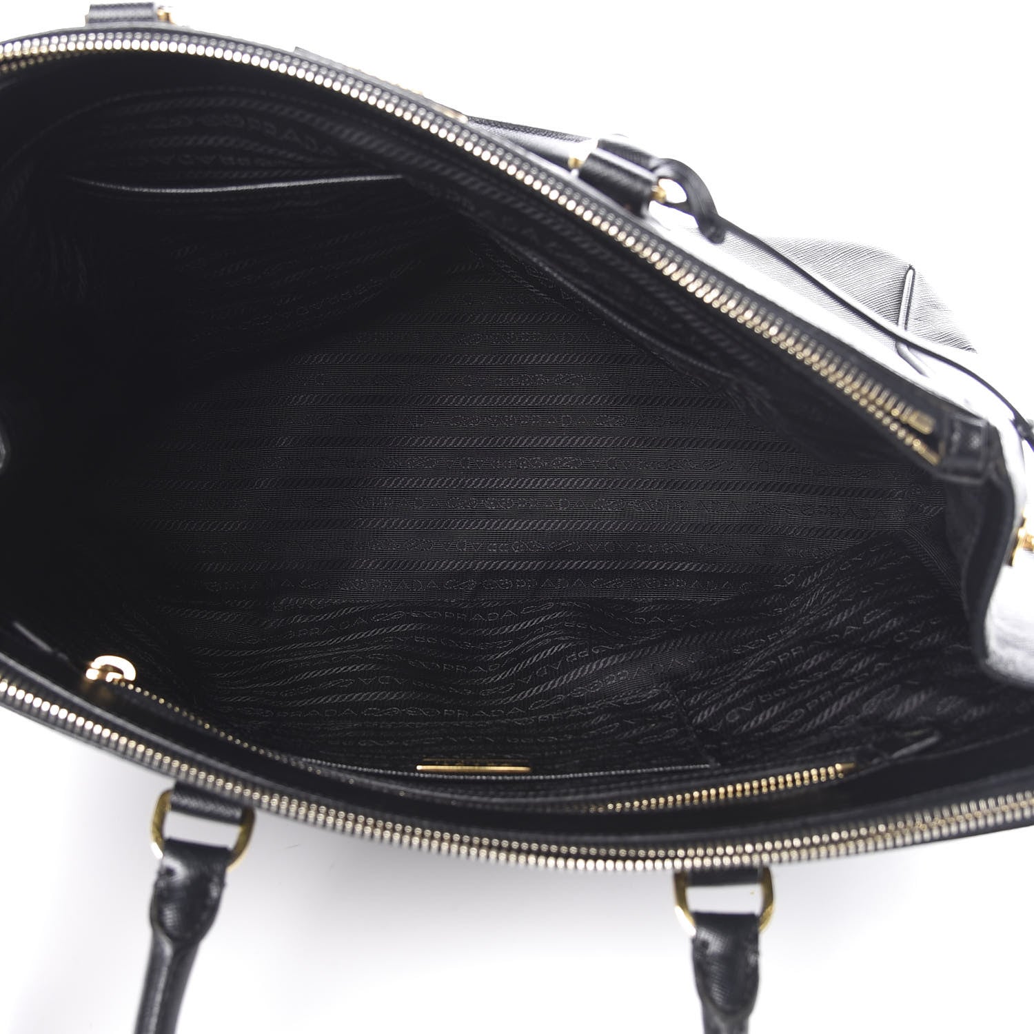 Prada Saffiano Medium Galleria Double Zip Tote Black 6 of 21