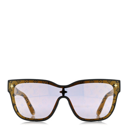 Louis Vuitton Acetate Square Cat Eye Sunglasses Z2078U Black 2 of 8