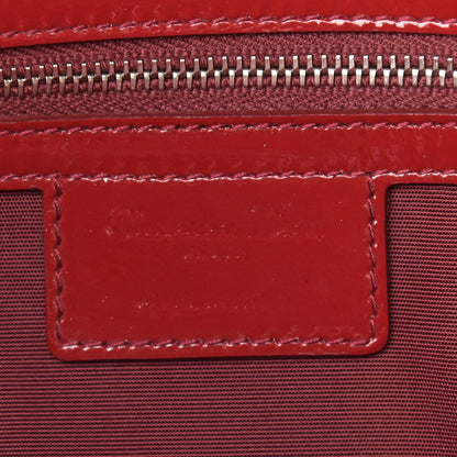 Christian Dior Patent Cannage Large Dior Soft Shopping Tote Red 5 of 8