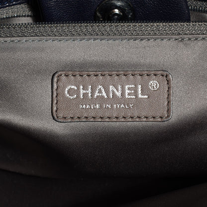 Chanel Lambskin Pearl Obsession Tote Navy 6 of 7