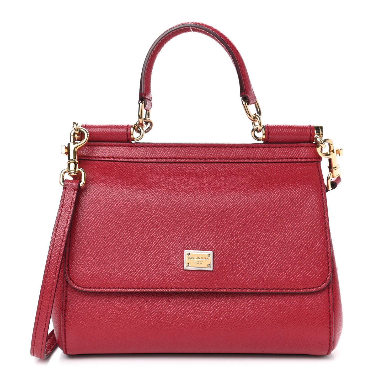Dauphine Mini Miss Sicily Satchel Dark Red