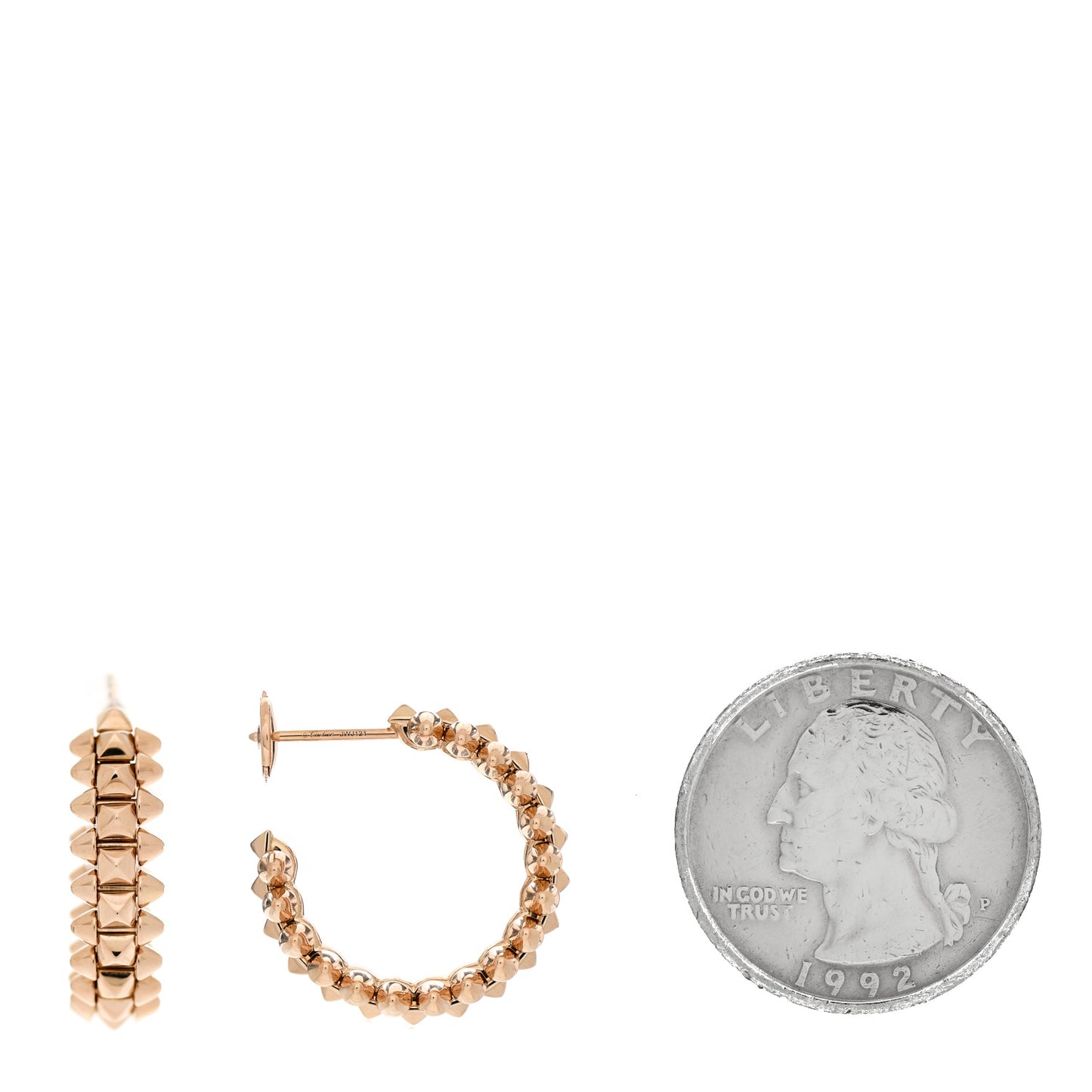 18K Pink Gold Small Clash de Cartier Earrings