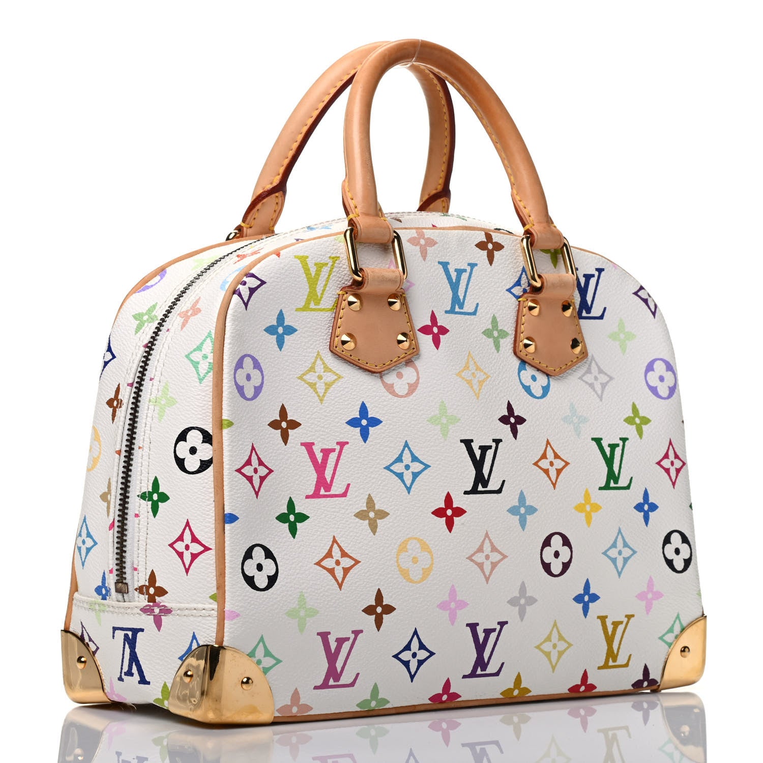 Louis Vuitton Monogram Multicolor Trouville White 6 of 18