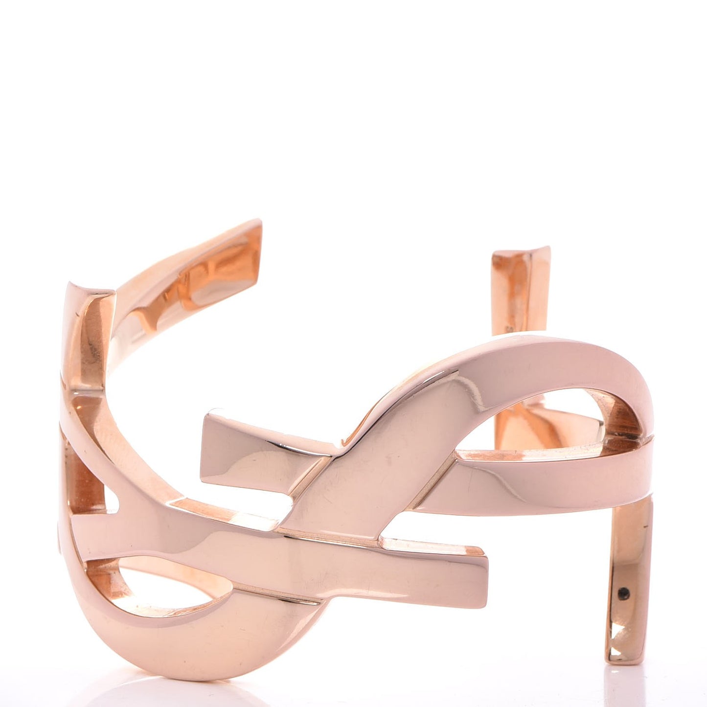 Brass Monogram Cuff Rose Gold