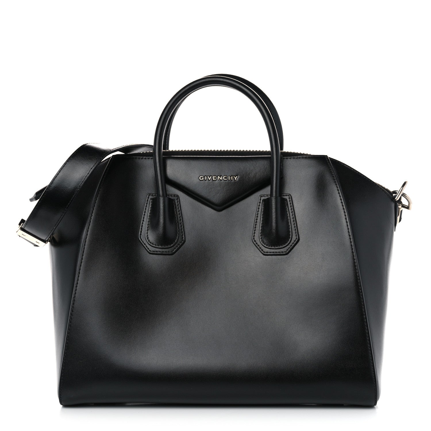 Givenchy Shiny Lord Calfskin Large Antigona Black 1 of 11